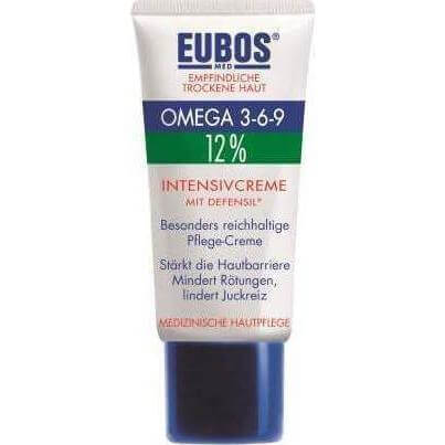 Eubos Omega 3-6-9 Face Cream Defensil Καταπραϋντικό Γαλάκτωμα Προσώπου με Ωμέγα Λιπαρά Οξέα, για το Ξηρό, Ευαίσθητο Δέρμα 50ml