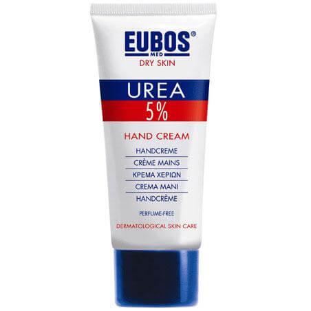 Eubos Urea 5% Hand Cream Εντατική φροντίδα για το ξηρό και σκασμένο δέρμα των χεριών 75ml