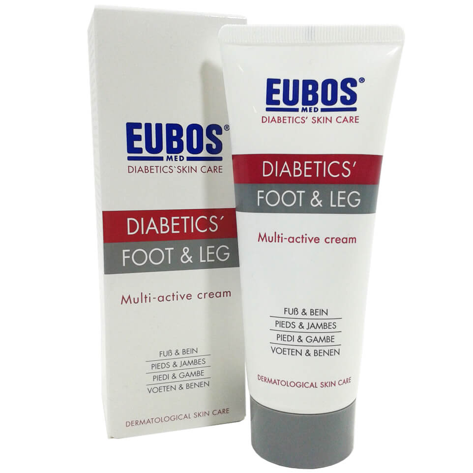 Eubos Diabetics Foot & Leg Multi-Active Cream Κρέμα Ποδιών, Εντατική και Παρατεταμένη Ενυδάτωση, Κατάλληλη για Διαβητικούς 100ml