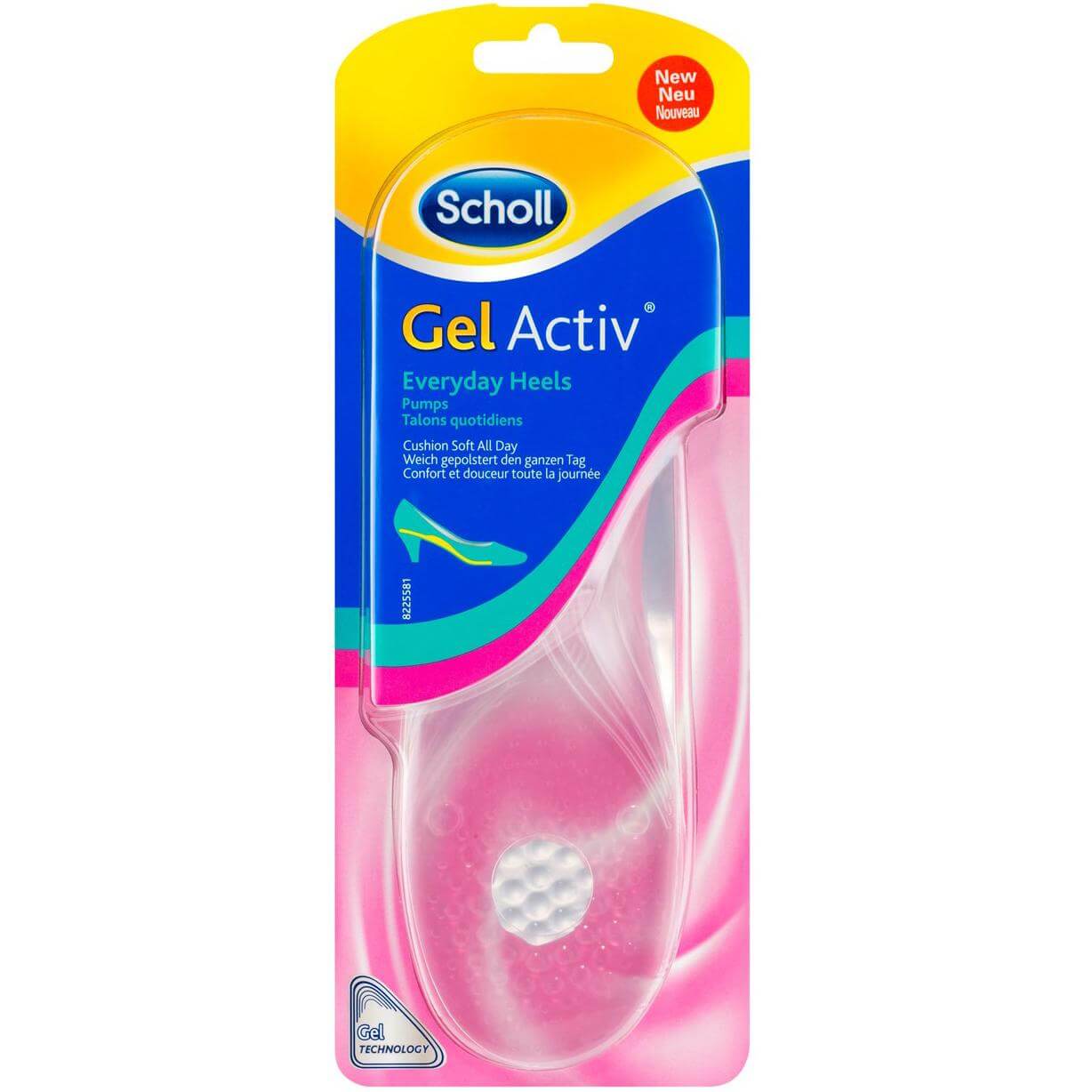 Scholl Scholl Gel Activ Everyday Heels Γυναικείοι Πάτοι για Παπούτσια με Τακούνι One Size 1 Ζευγάρι