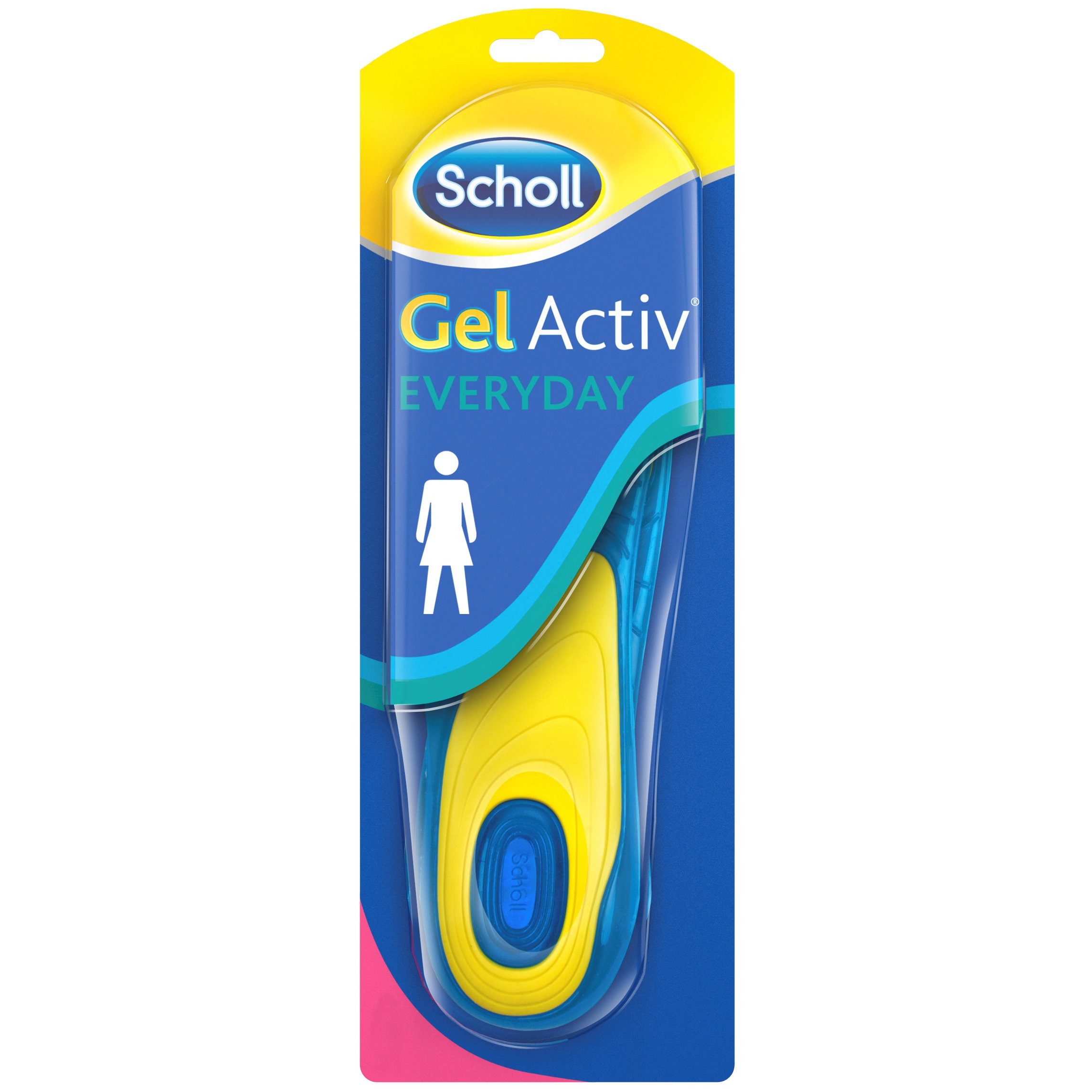 Scholl Gel Activ Everyday Γυναικείοι Ανατομικοί Πάτοι Παπουτσιών One Size 1 Ζευγάρι