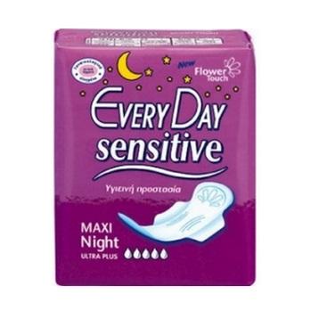 EveryDay Sensitive Ultra Plus Maxi Night 10τεμ.
