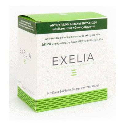 Exelia Anti-Wrinkle & Firming Serum για όλους τους τύπους δέρματος 30ml + Δώρο Anti-Wrinkle & Firming Αντιρυτιδική Ματιών 30ml