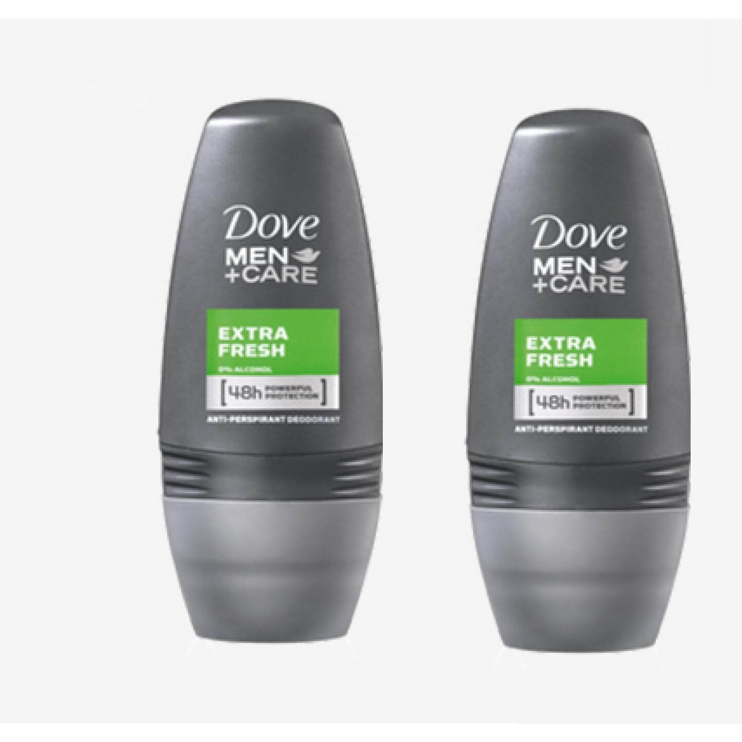 Dove Men Αποσμητικό Roll on Extra Fresh 2 x 50ml Πακέτο 1+1