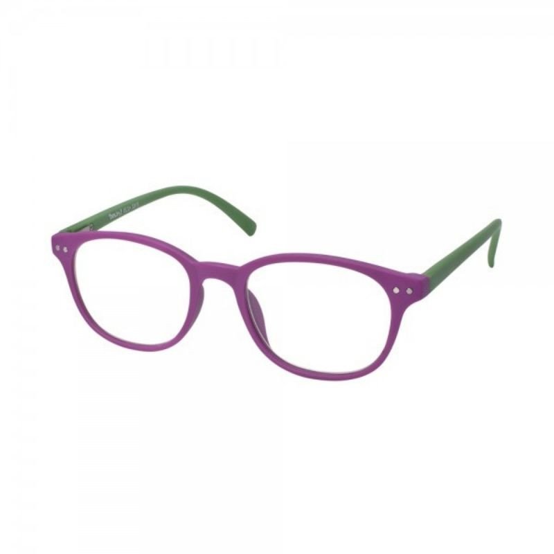 Eyelead Eyelead Γυαλιά Διαβάσματος Unisex Χρώμα Μωβ - Πράσινο, με Κοκκάλινο Σκελετό E162 - 3,50