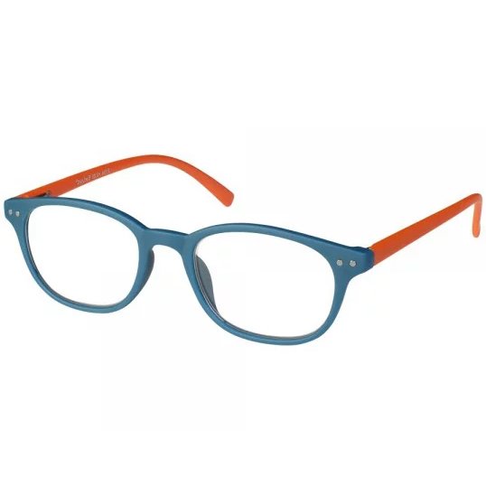 Eyelead Γυαλιά Διαβάσματος Unisex Μπλε Πορτοκαλί Κοκκάλινο E154 – 3,00