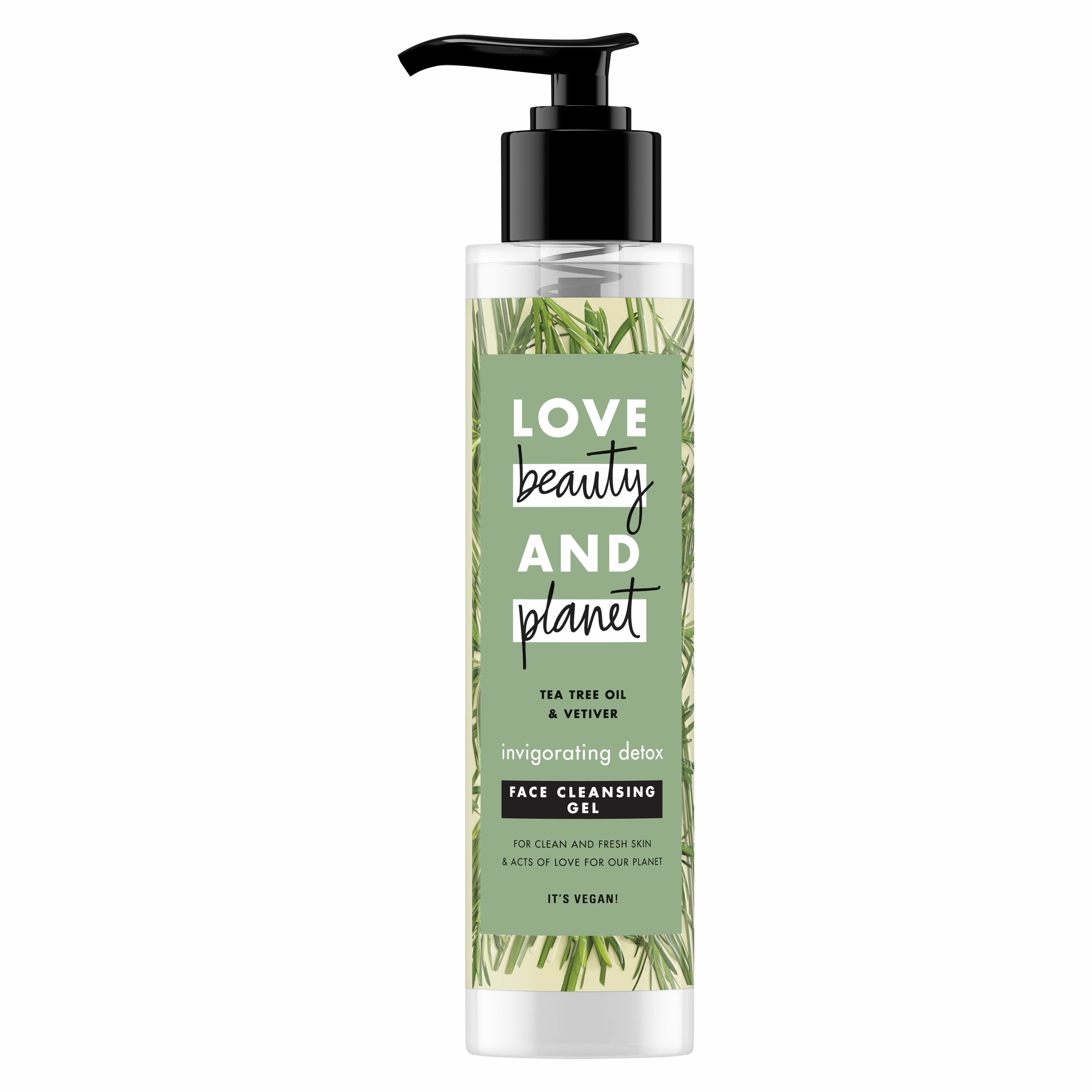 Love Beauty and Planet Face Cleancer Vetiver, Καθαριστικό Προσώπου σε Μορφή gel 125ml