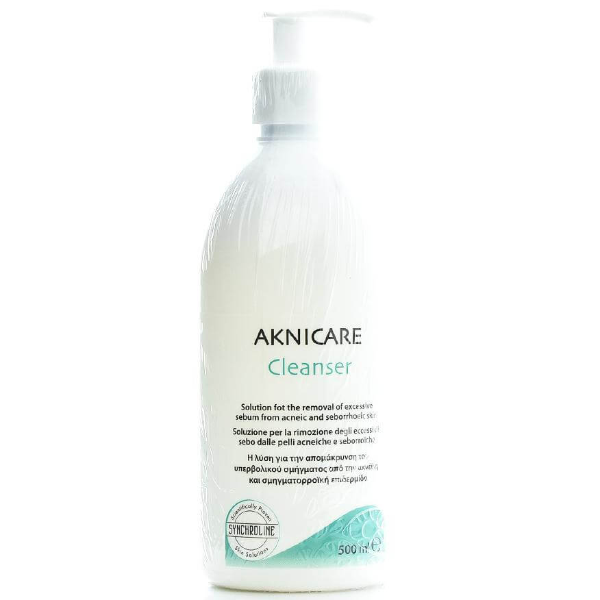 Synchroline Aknicare Cleanser Υγρό Αφρίζον Καθαριστικό Προσώπου για την Απομάκρυνση του Σμήγματος 500ml
