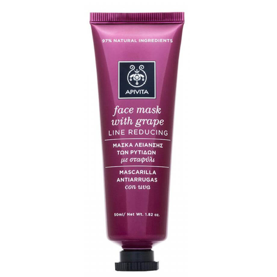 Apivita Face Mask Μάσκα Λείανσης των Ρυτίδων με Σταφύλι 50ml