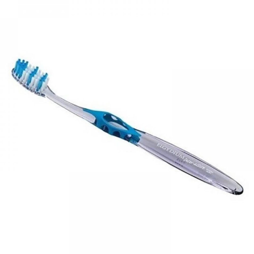 Elgydium Interactive Dure Hard Toothbrush Σκληρή Οδοντόβουρτσα 1 Τεμάχιο – Μπλε