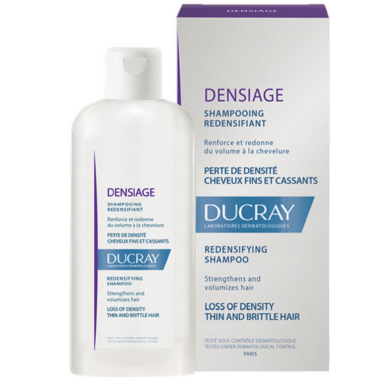 Ducray Densiage Shampoo Σαμπουάν Πυκνότητας & Λεπτά Μαλλιά που Σπάνε 200ml