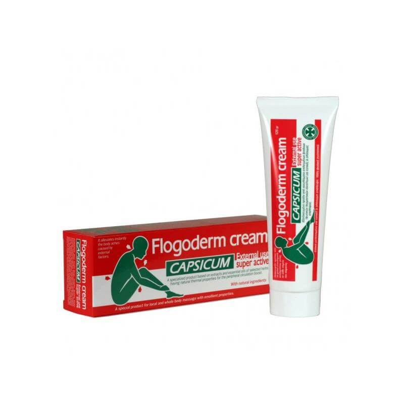 Flogoderm Capsicum Θερμαντική Κρέμα με Εξειδικευμένη Ισχυρή Σύνθεση 125ml