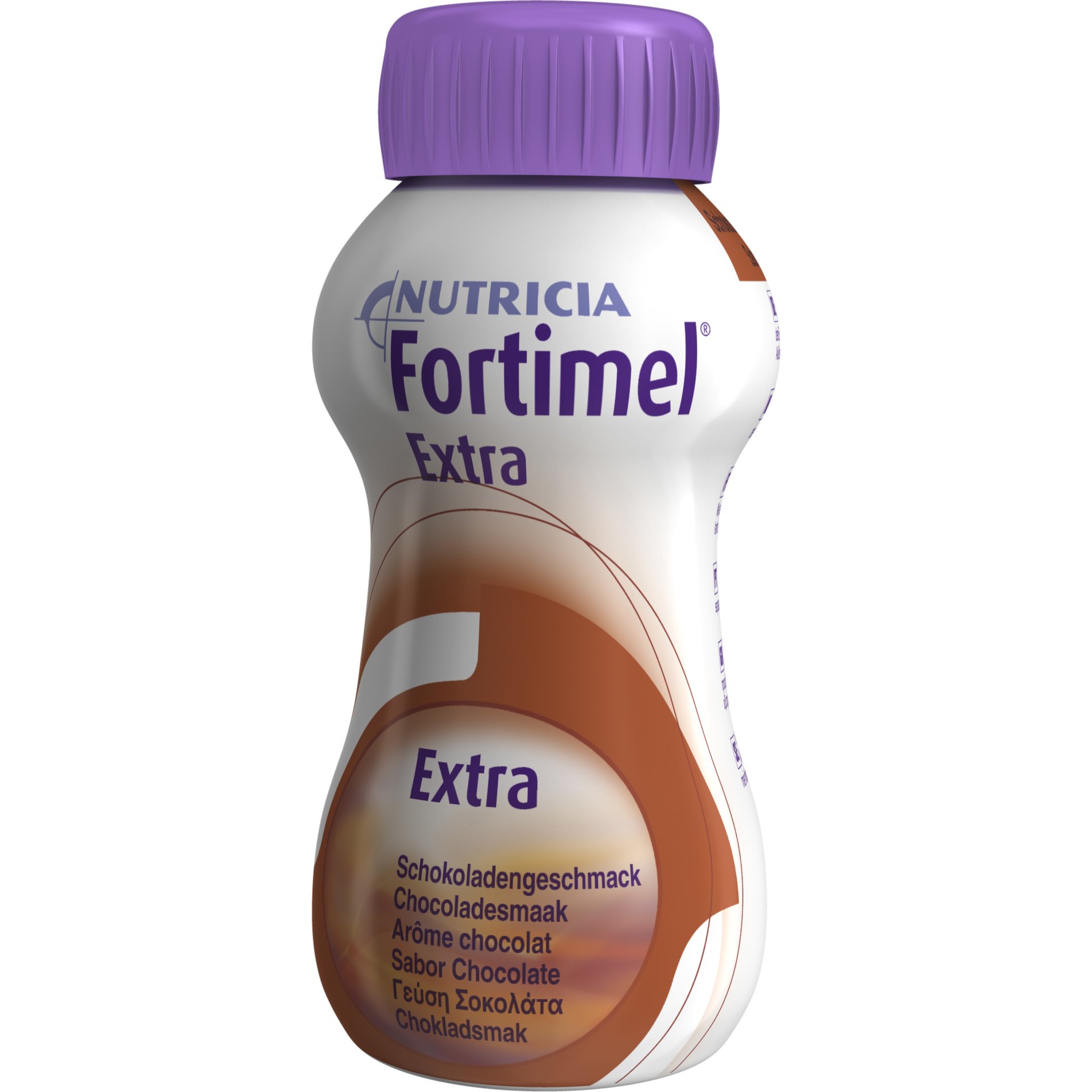 Nutricia Nutricia Fortimel Extra Chocolate Πόσιμο Θρεπτικό Σκεύασμα Υψηλής Περιεκτικότητας σε Πρωτεΐνη με Γεύση Σοκολάτα 4x200ml