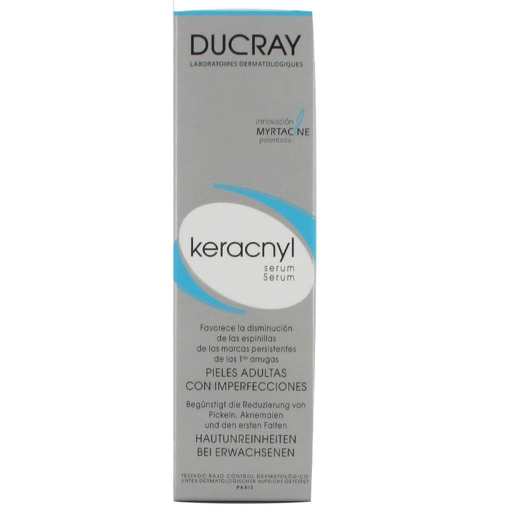Ducray Keracnyl Serum Ευνοεί την Μείωση των Ατελειών των Επίμονων Σημαδιών & των Πρώτων Ρυτίδων 30ml