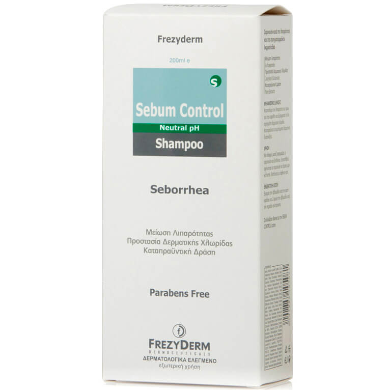 Frezyderm Sebum Control Shampoo Σαμπουάν Κατά της Σμηγματορροϊκής Δερματίτιδας 200ml