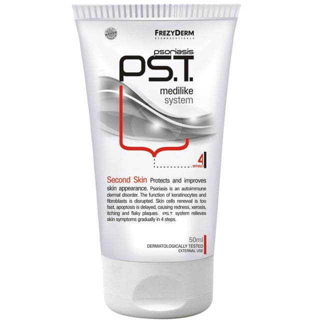 Frezyderm ps.t. Second Skin Cream Step 4 Εξειδικευμένη Κρέμα Προστατεύει & Βελτιώνει την Όψη της Επιδερμίδας 50ml