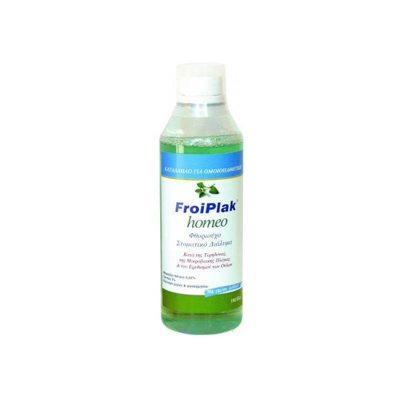 Froika FROIPLAK Homeo Mouthwash Δυόσμος, 250ml