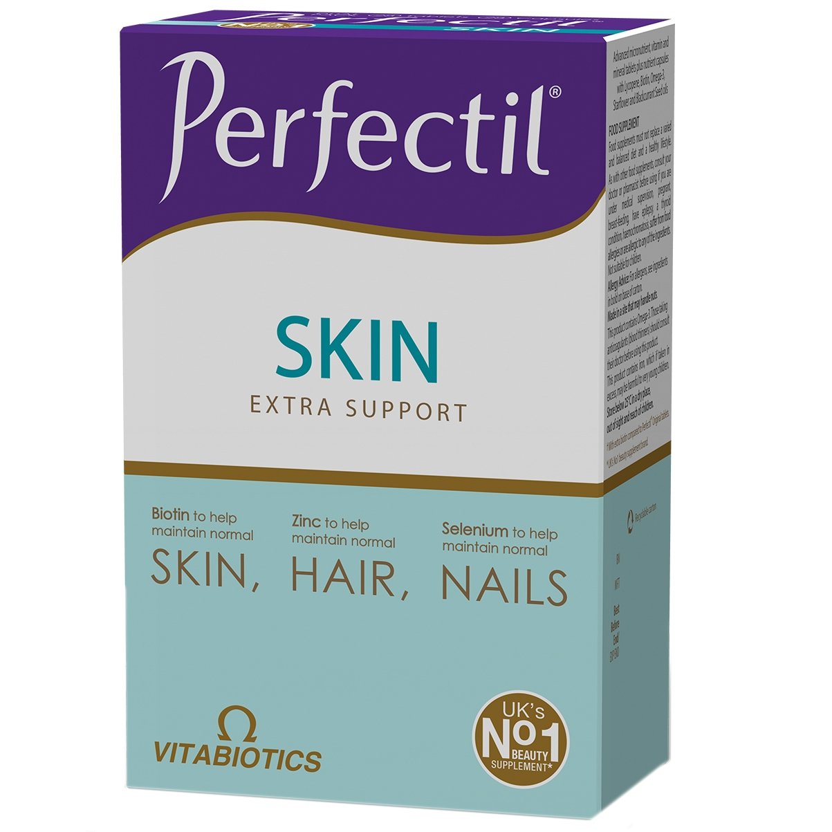 Vitabiotics Vitabiotics Perfectil Plus Skin Συμπλήρωμα Διατροφής Θρεπτικές Κάψουλες για το Δέρμα & Αντιοξειδωτική Προστασία 56Caps