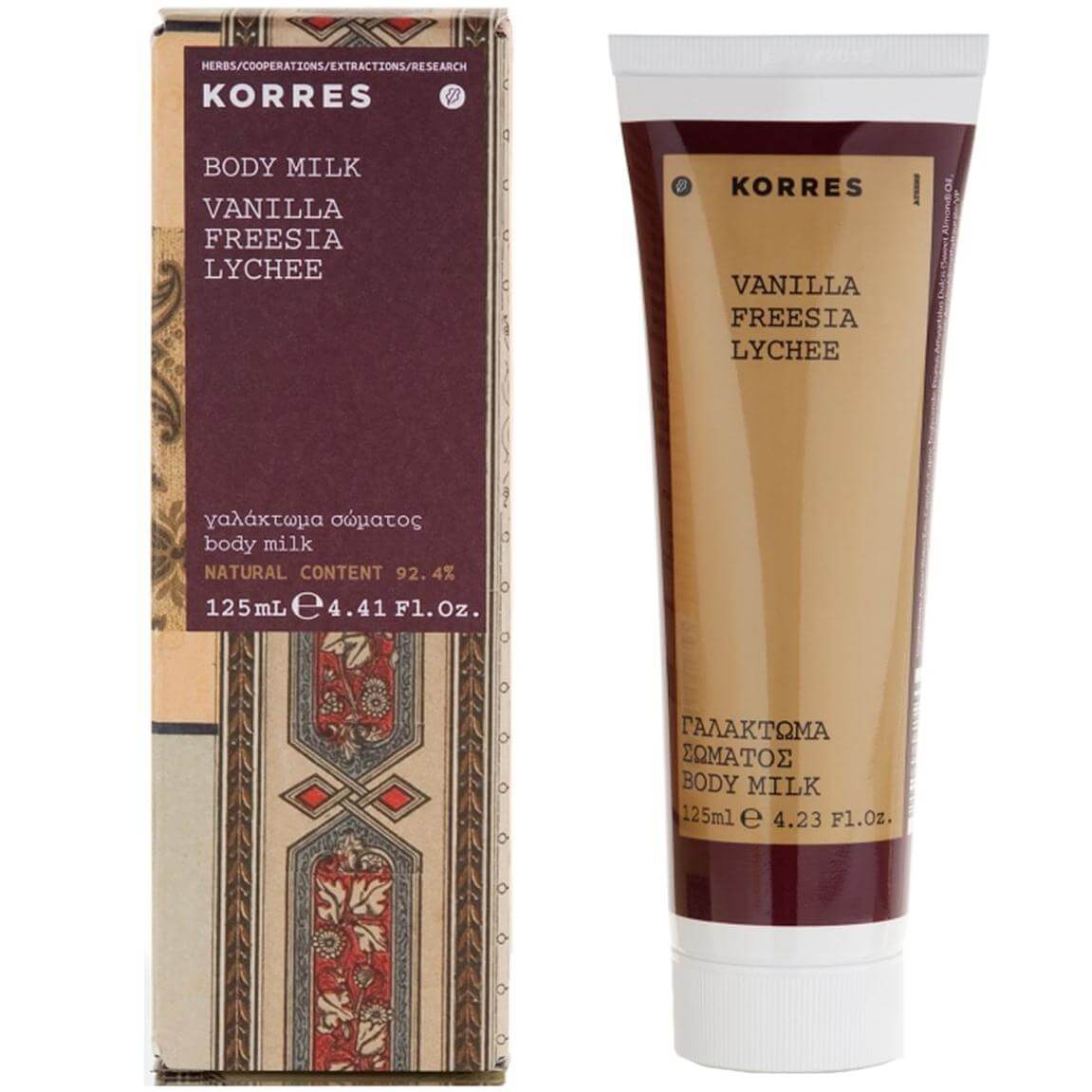 Korres Βανίλια Φρέζια Lychee Body Milk Γαλάκτωμα Σώματος 125ml