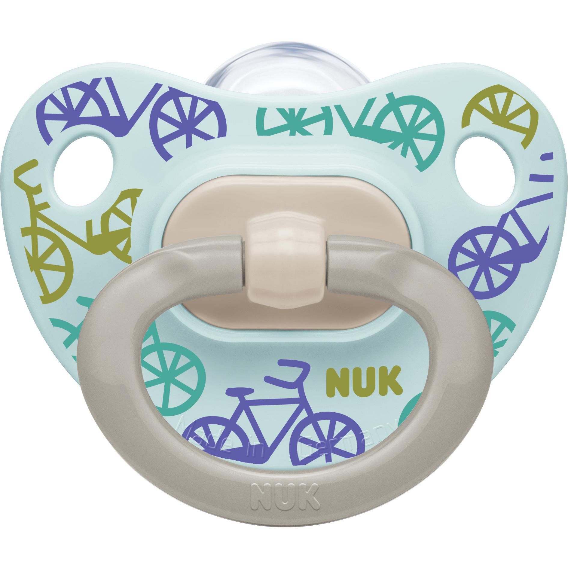 NUK Happy Days Silicone Ορθοδοντική Πιπίλα Σιλικόνης με Κρίκο 18-36m 1 Τεμάχιο
