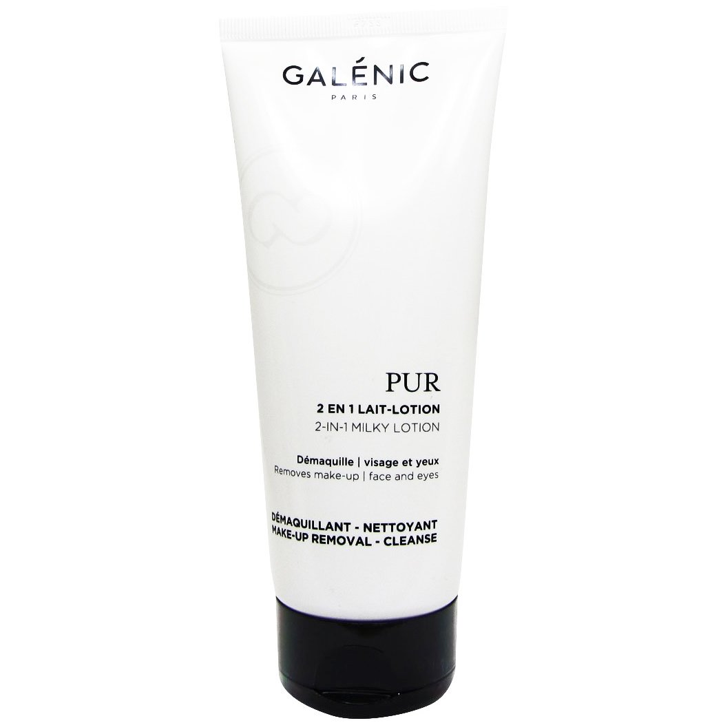 Galenic Pur 2 en 1 Lait- Lotion Καθαρισμός 2 σε 1 Αφαιρεί το Μακιγιάζ Από Πρόσωπο & Μάτια 200ml