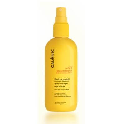 Galenic Soins Soleil Spray Legere Corps Visage Πολύ Ανάλαφρο Σπρει Σώμα Και Πρόσωπο Spf50 125ml
