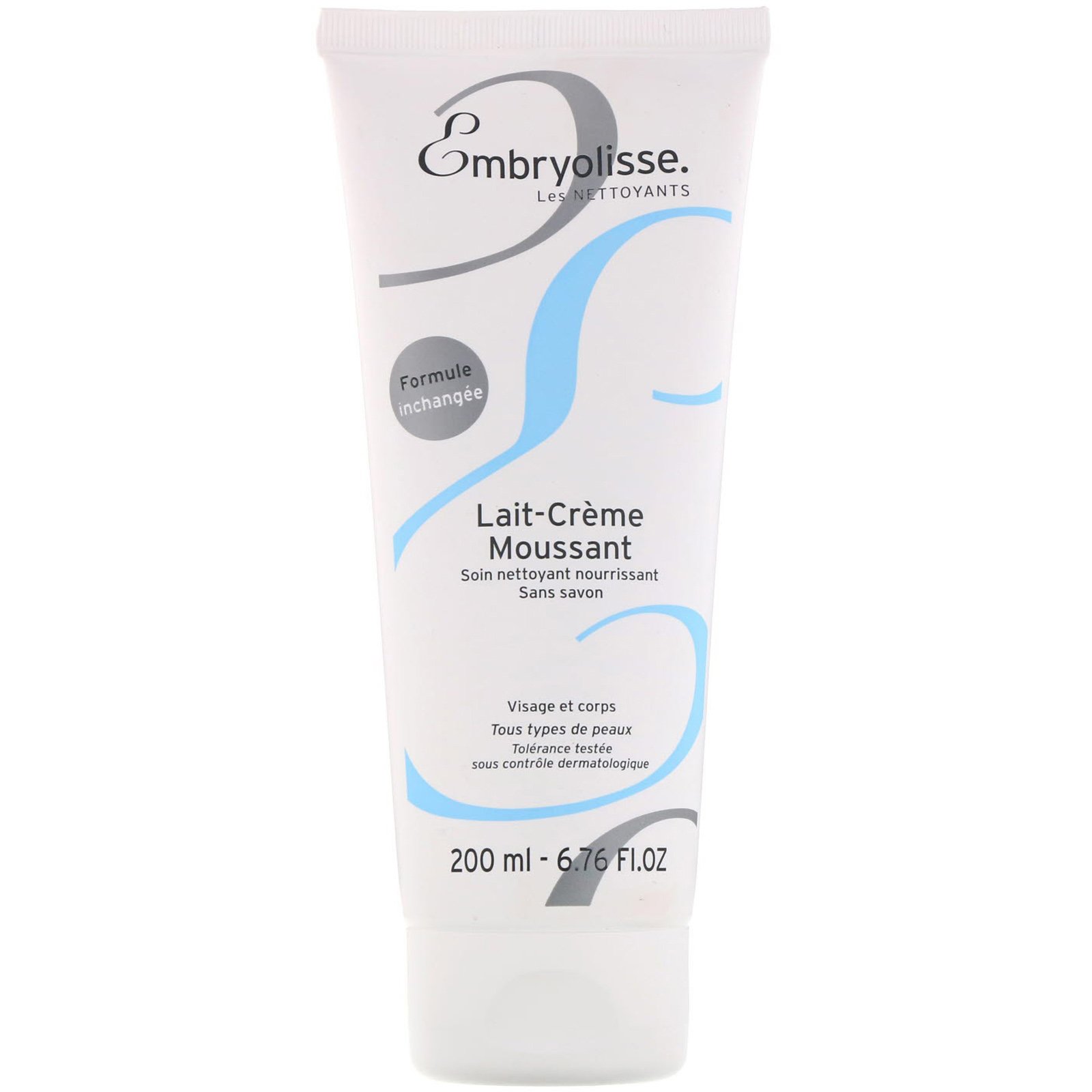 Embryolisse Foaming Cream Milk Αφρώδες Καθαριστικό για το Πρόσωπο Χωρίς Σαπούνι 200ml