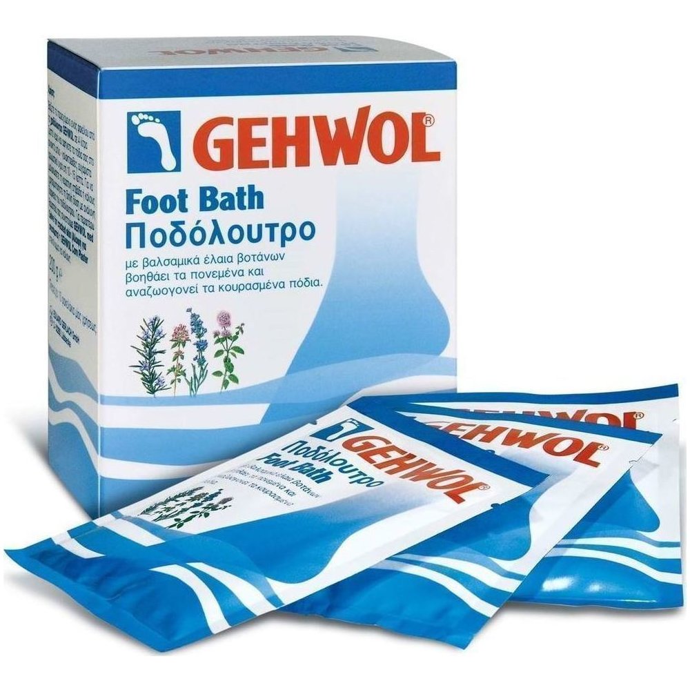 Gehwol Ποδόλουτρο Foot Bath Με Βαλσαμικά Έλαια Βοτάνων 10 Φακελάκια μιας Χρήσεως
