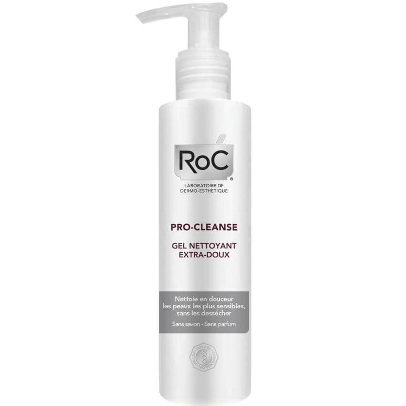 Roc Pro-Cleanse Extra-Gentle Wash-Off Cleanser Πολύ Απαλό Gel Καθαρισμού για Πολύ Ευαίσθητες Επιδερμίδες 200ml