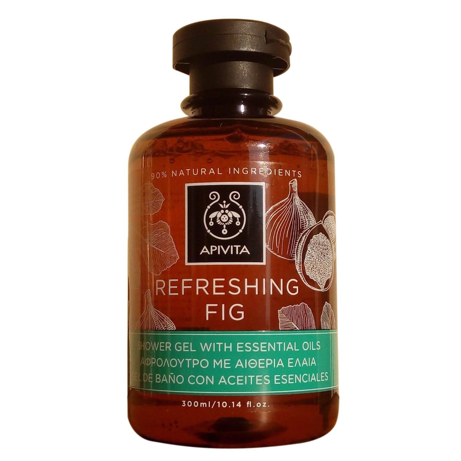 Apivita Refreshing Fig Shower Gel, με Αιθέρια Έλαια 300ml