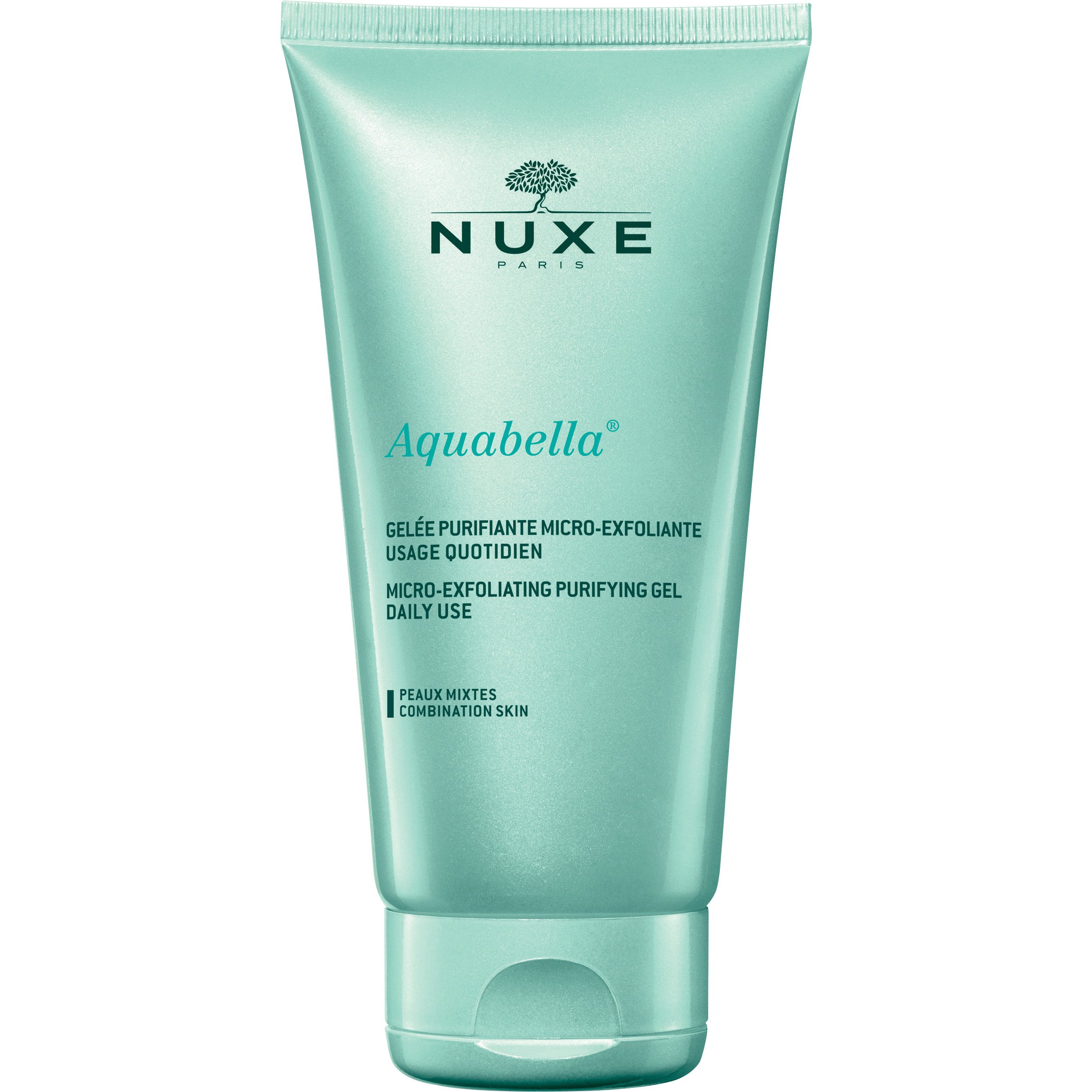 Nuxe Aquabella Micro-Exfoliating Purifying Gel Καθημερινός Καθαρισμός & Απολέπιση Προσώπου, Κανονικές – Μικτές Επιδερμίδες 150ml