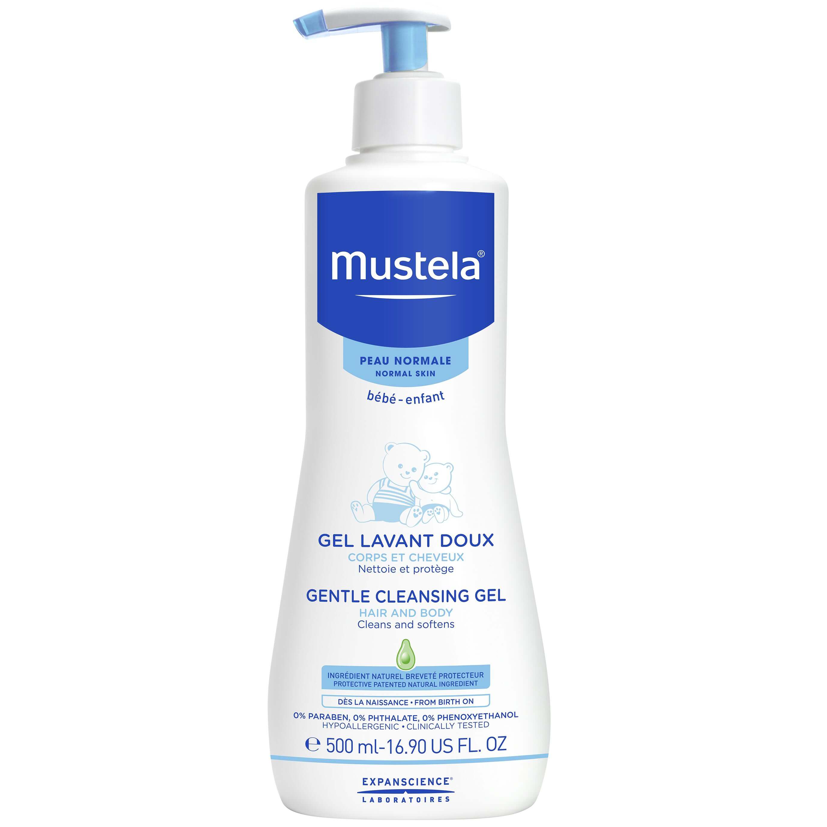 Mustela Gentle Cleansing Gel Βρεφικό-Παιδικό Τζελ Καθαρισμού για Σώμα και Μαλλιά – 200ml