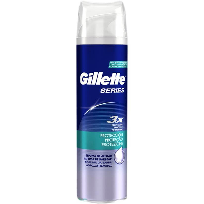Gillette Series Αφρός Ξυρίσματος με Τριπλή Προστασία 250ml