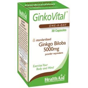 Health Aid GinkgoVital Ginkgo Biloba 30caps