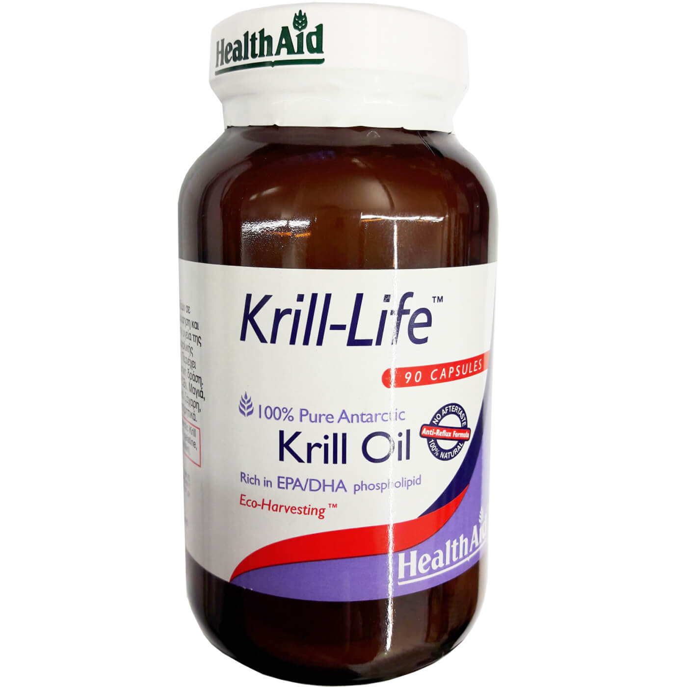Health Aid Krill-Life Πλούσια Πηγή Απαραίτητων Λιπαρών Οξέων 90caps