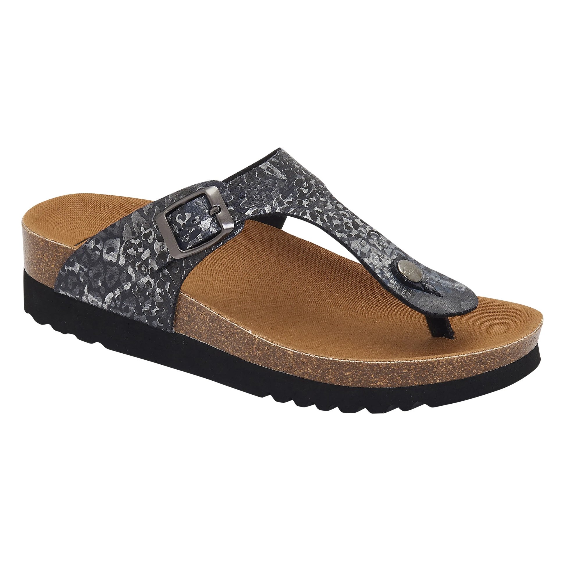 Scholl Shoes Greeny Flip-Flop DkGrey Γυναικεία Καλοκαιρινά Ανατομικά Παπούτσια Χαρίζουν Σωστή Στάση & Φυσικό Χωρίς Πόνο Βάδισμα 1 Ζευγάρι – 37