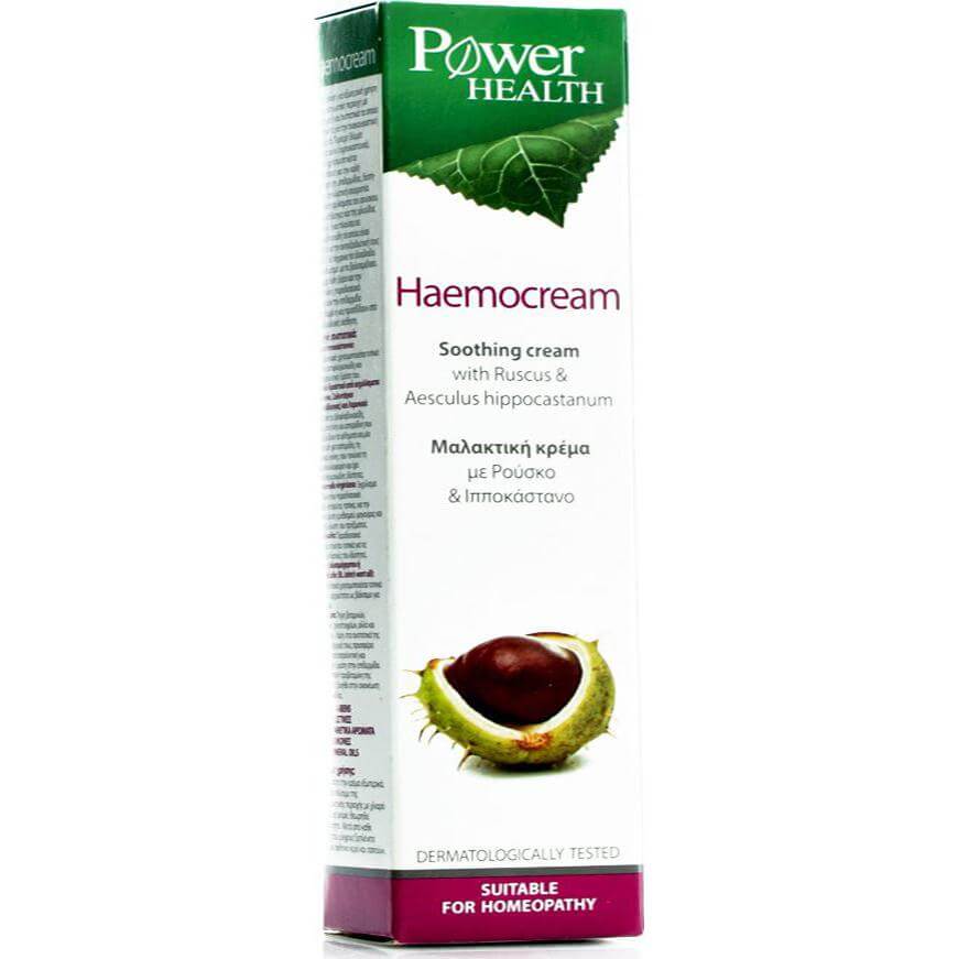 Power Health HaemoCream Μαλακτική Κρέμα με Ρούσκο και Ιπποκάστανο για Αιμοροϊδες 50ml