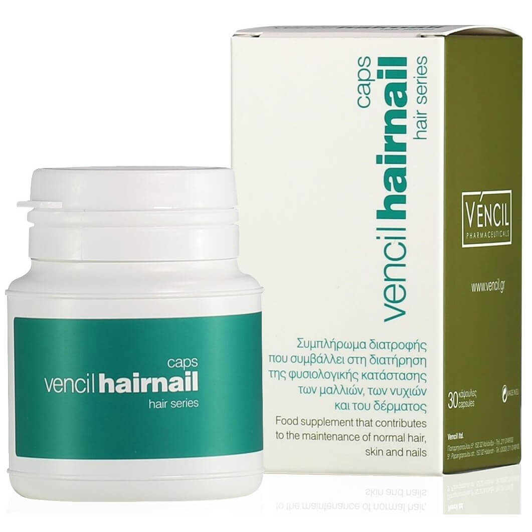 Vencil Hairnail Συμπλήρωμα Διατροφής για Μαλλιά, Δέρμα, Νύχια 30 Caps