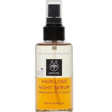 Apivita Hair Loss Night Serum Τονωτικό Ορός Νύχτας κατά της Τριχόπτωσης με Hippophae TC & Δάφνη 100ml