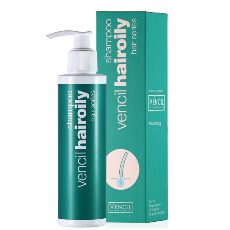 Vencil Hair Oily Shampoo για Λιπαρά Μαλλιά & για την Αντιμετώπιση της Σμηγματορροϊκής Δερματίτιδας 170ml