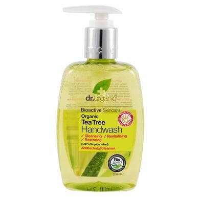 Dr Organic Organic Tea Tree Hand Wash Κρεμοσάπουνο με Βιολογικό Τεϊόδεντρο 250ml