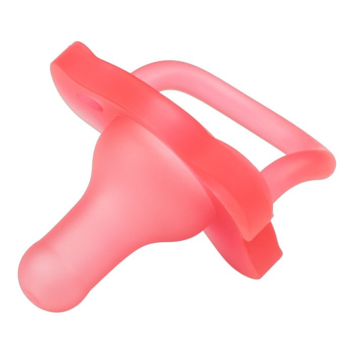Dr. Brown’s Happy Paci Πρωτοποριακή Πιπίλα Όλο Σιλικόνη για την Περίοδο της Οδοντοφυΐας, Χρώμα Ροζ 0m+ Μηνών PS11007