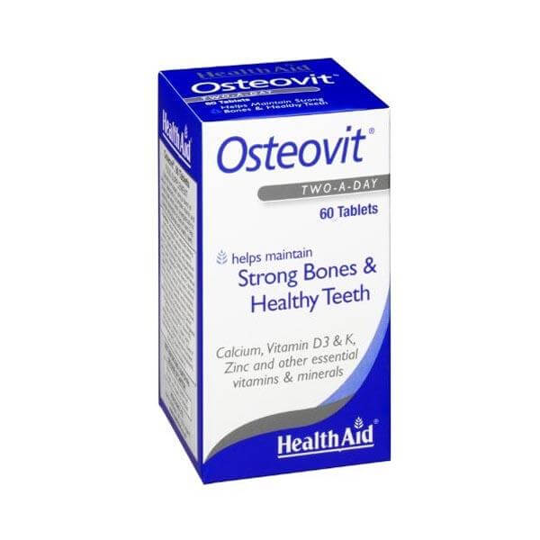 Health Aid Osteovit Για Την Υγεία Και Τη Διατήρηση Δυαντών Οστών 60Tab