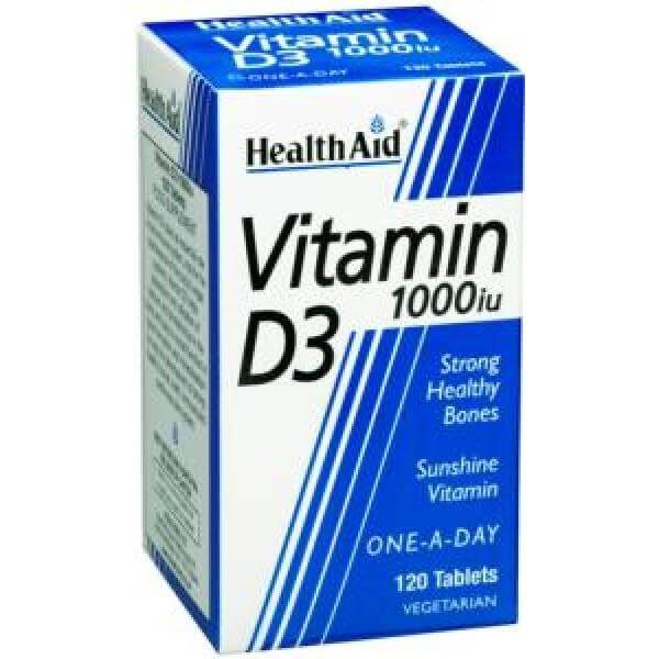 Health Aid Vitamin D3 1000iu 120caps