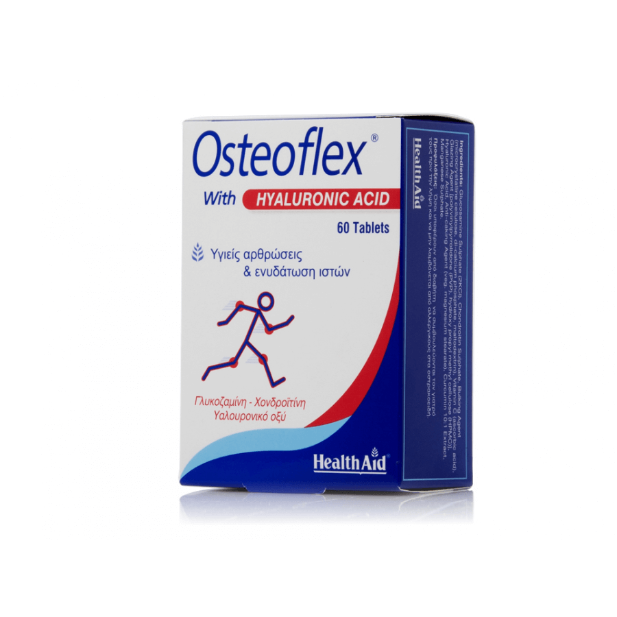 Health Aid Osteoflex Hyaluronic Συμπλήρωμα Διατροφής 60 ταμπλέτες