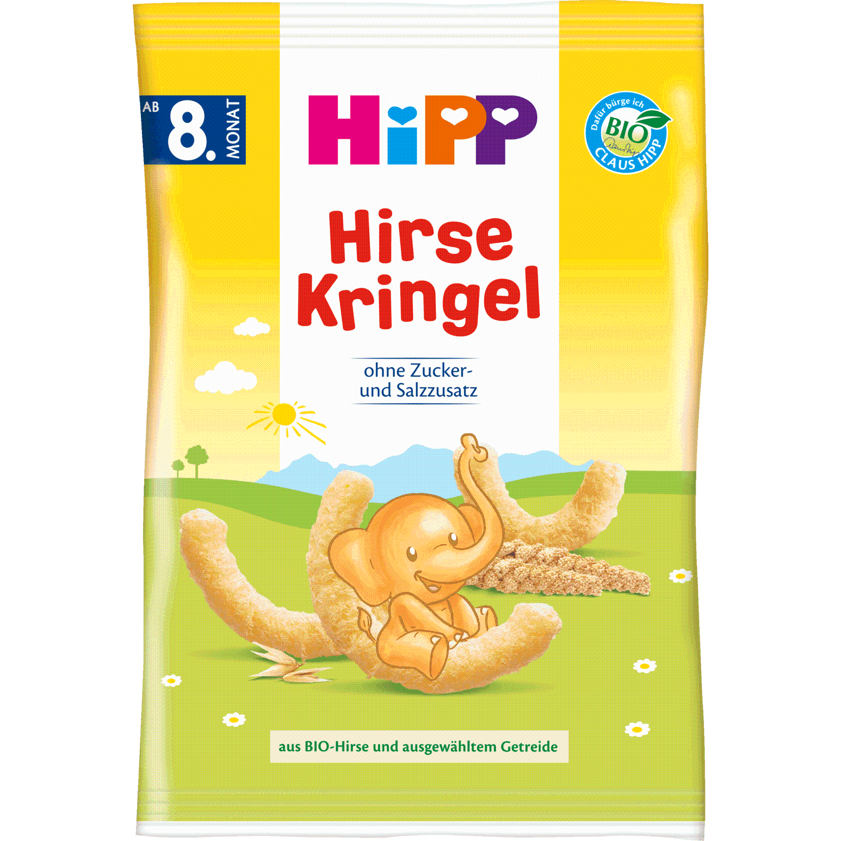 HiPP Hirse Kringer Παιδικά Γαριδάκια Καλαμποκιού από τον 8ο Μήνα 30gr