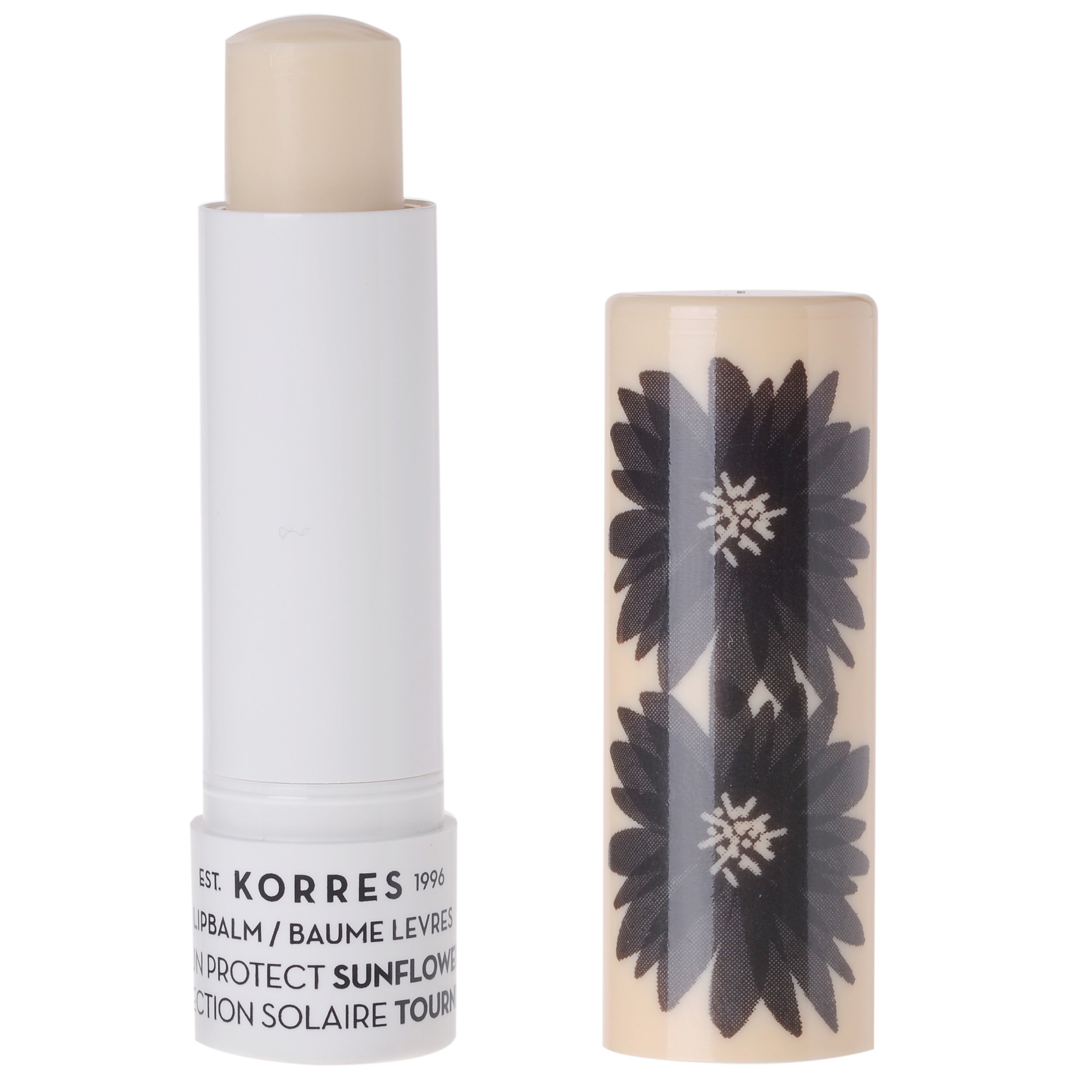 Korres Lip Balm Sun Protect Sunflower Spf20 Φροντίδα Αντηλιακής Προστασίας Εντατική Θρέψη & Επανόρθωση Χειλιών με Ηλίανθο 5ml