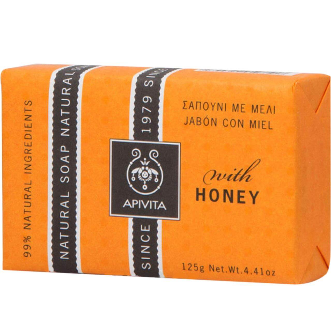 Apivita Natural Soap Σαπούνι Με Μέλι 125g