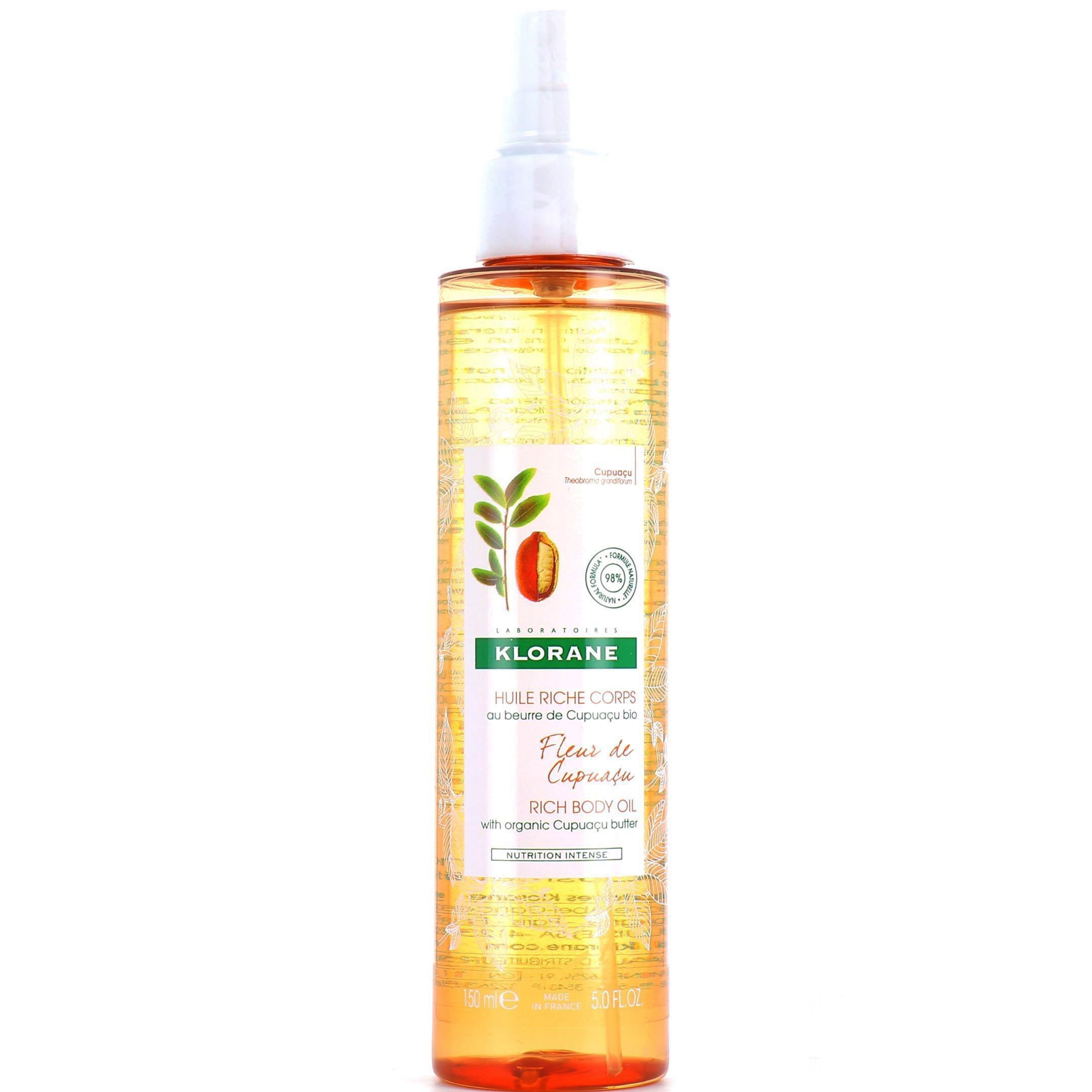 Klorane Huile Seche Corps Fleur d’ Cupuacu Πλούσιο Έλαιο Σώματος από Άνθος Cupuacu 150ml