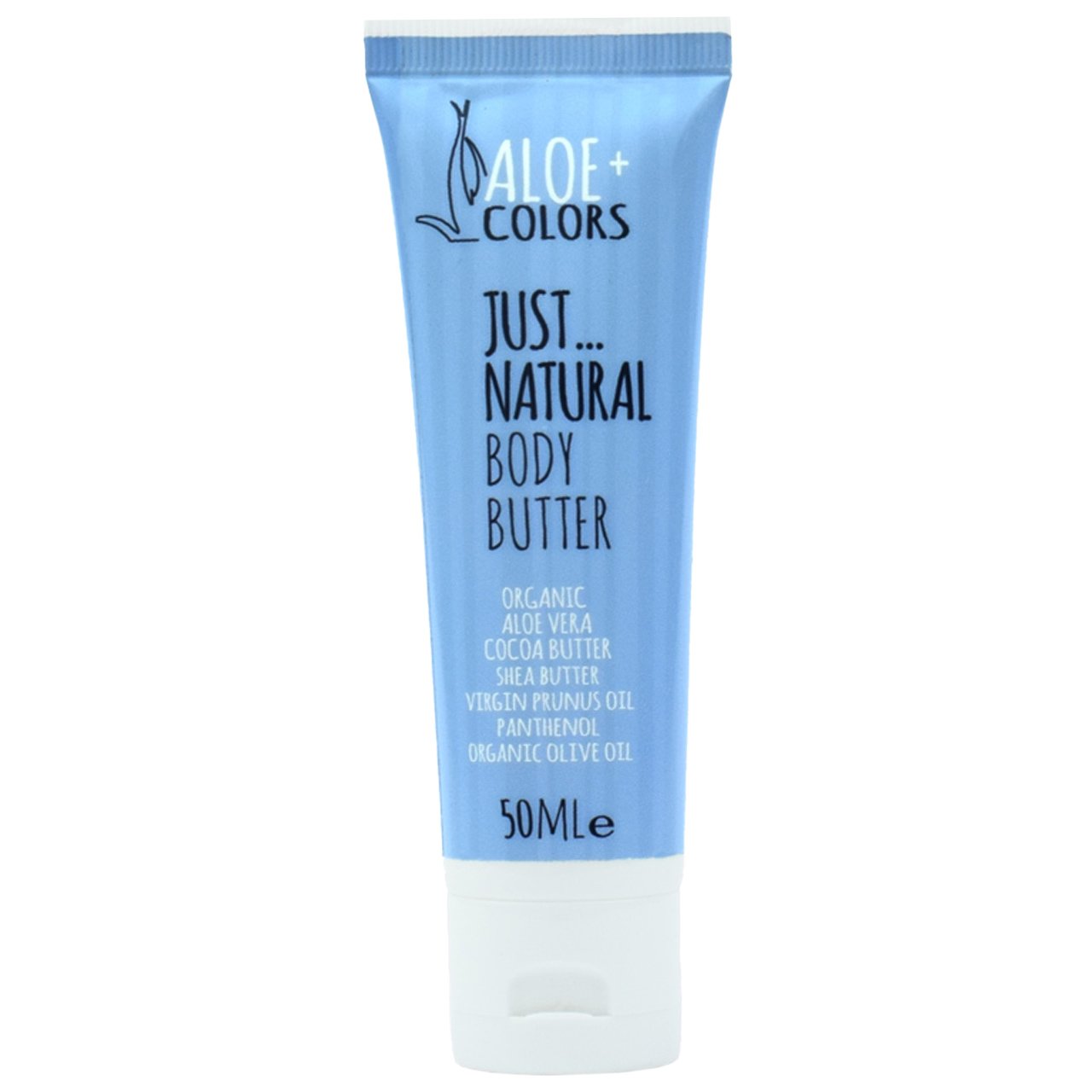 Aloe Colors Aloe+ Colors Just Natural Body Butter Ενυδατικό Βούτυρο Σώματος με Άρωμα Φρεσκάδας 50ml
